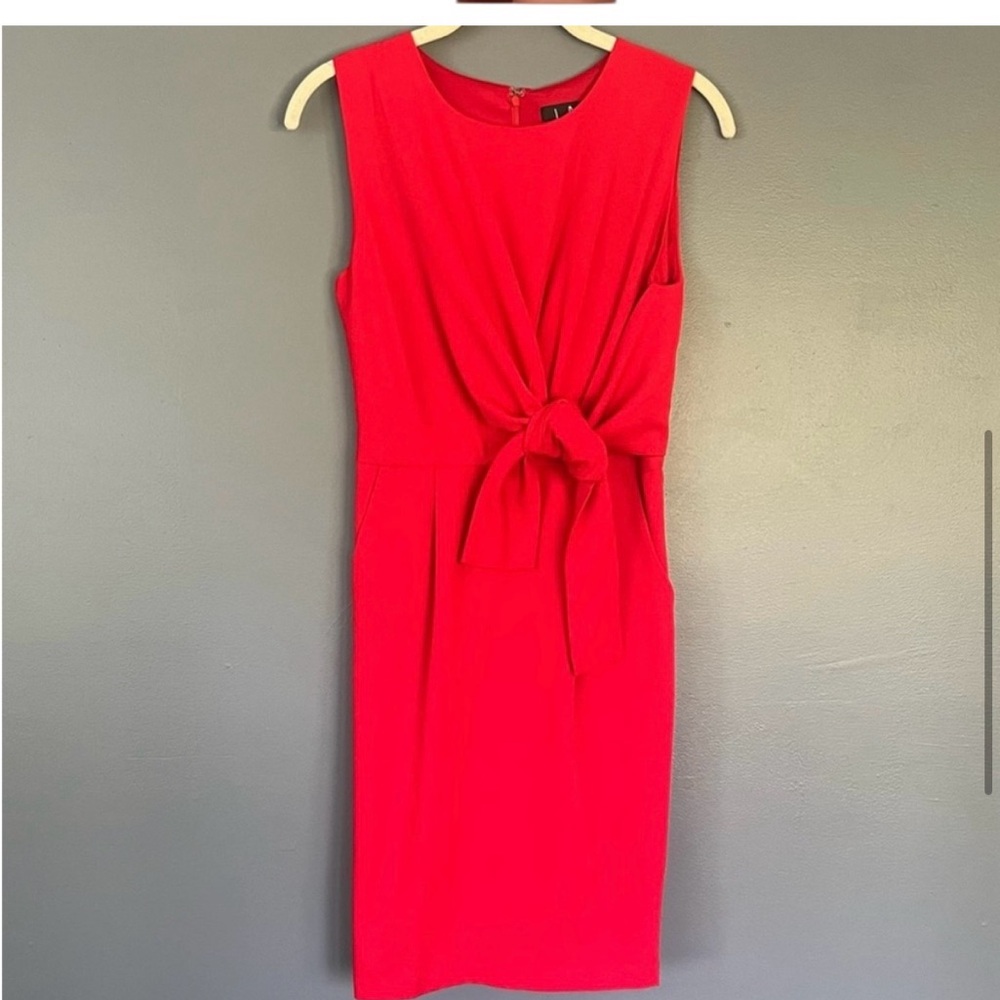 NWOT | Lulu's Zealous Love Red Tie-Front Dress - Picture 3 of 5
